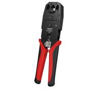 Herramienta de prensado de cables de red, alicates multifuncionales 4P/6P/8P, pelado y corte, pelado de cables de red, 1 ud.