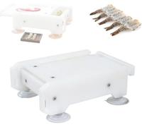 Herramienta de prensado de camarones Tempura Tipo Push-Pull, Herramienta portátil for Dar Forma y aplanar en Forma de camarón, Presenta un diseño Desmontable. for Sushi y Cocina Japonesa