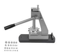 Herramienta de prensado de relojero Juego de Prensa de Reloj Caja Trasera,Altura Ajustable de la máquina taponadora,Accesorio de Cristal más cercano+25 Troqueles,for Abrir/Cerrar Cajas de Relojes