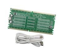 Herramienta de prueba de módulo de computadora con pantalla de luz para comprobar la ranura del módulo DDR4, herramienta de diagnóstico de memoria de computadora