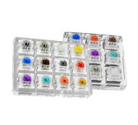 Herramienta de prueba de teclado, muestra de eje de 6 x 6 cm, prueba multieje, diseño de muestreo compacto, evaluación de teclados mecánicos, comprobación de precisión funcional, para sesiones de