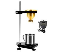 Herramienta De Prueba De Viscosidad Líquida, Taza De Viscosidad De Pintura, Capacidad 100 ± 1 Ml, Diámetro De Orificio De Boca 4 ± 0,02 Mm, Con Cronómetro, Para Recubrimientos, Tintas Y Pinturas