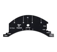 Herramienta de puente de violín, puentes de violín, herramienta multifuncional, plantilla de herramienta de reparación de puente de violonchelo, accesorios de repuesto (contrabajo 3/4)