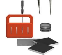 Herramienta de pulido con cepillo de aire - 1 unidad de afilado de agujas | Juego de restauración para diseño de uñas, decoración de pasteles, hardware profesional de alta resistencia, diseño resisten