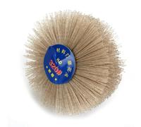 Herramienta de pulido de carpintería de 80 mm, cepillo de rueda de nailon abrasivo con cerdas elásticas para una mayor eficiencia (320#)