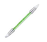 Herramienta De Puntuación | Aplicador De Polvo Cromado | Pluma De Esculturas De Uñas De Doble End | Pluma De Escultura | Herramientas De Poteling | Cepillos De Esmalte De Silicona Para El