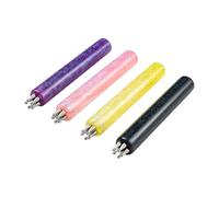 Herramienta de punzonado de uñas de 5 flores - Lápiz de flores simple de un solo trazo para principiantes y profesionales | Puntas finas de 1,8 mm, mango de purpurina, kit de decoración de uñas DIY