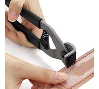 Herramienta de Punzonado para Cuero, Acero al Carbono, 4 Dientes, 4 mm, para Trabajo Artesanal en Cuero