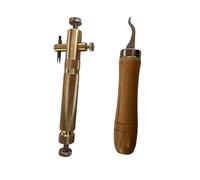 Herramienta de ranurado de canal de violín de aleación, cortador de latón para decoración precisa de instrumentos de cuerda, línea de manualidades, juego de fabricación de instrumentos de cuerda