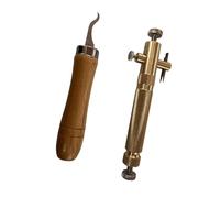Herramienta de ranurado de canal de violín de aleación, cortador de latón para decoración precisa de instrumentos de cuerda, manualidades de línea
