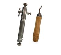 Herramienta de ranurado de canal de violín de aleación, cortador de latón para decoración precisa de instrumentos de cuerda, manualidades de línea