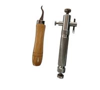 Herramienta de ranurado de canal de violín de aleación, cortador de latón para decoración precisa de instrumentos de cuerda, herramienta de reparación de violín