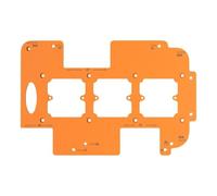 Herramienta de ranurado laminado fenólico, cortador de ranura de gabinete resistente con ancho ajustable de 1/4 a 1/2 pulgadas para instalación de sistemas de armario y armario