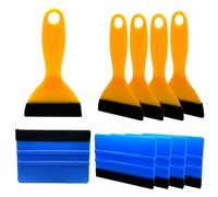 Herramienta de rasqueta de borde de fieltro negro, película de vinilo para coche, tinte de ventana de vidrio, espátula de instalación de calcomanías de papel pintado, pintura de masilla, raspador de