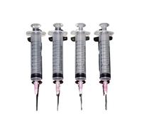 Herramienta de Recarga de Tinta de 4 Piezas, jeringa de 10 ml con Aguja for Kit de Recarga de Cartucho de Tinta Recargable de Tanque CISS
