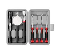 Herramienta de recogida de 7 piezas de acero inoxidable con ventosa para reparación de automóviles, extractor de sellos telescópicos, recogedor