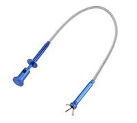 Herramienta de recogida de garra flexible, recogida de imán retráctil de aleación de 4 garras con iluminación LED Herramientas de limpieza de drenaje Recogedor de basura Herramienta de recogida
