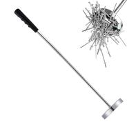 Herramienta de recogida magnética, barra magnética telescópica ajustable con mango antideslizante, barra magnética telescópica de hasta 15,8 kg (35 lb), imán telescópico para clavos, tornillos y
