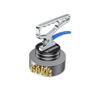 Herramienta de recogida magnética de alta resistencia, imán de elevación con mango for levantamiento de Metal, colector de Material portátil con liberación rápida(60KG)