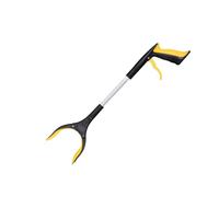 Herramienta de recogida pequeña - Recolector de basura de aluminio resistente de 21 pulgadas con mandíbula giratoria, extensión de brazo de punta magnética para alcanzar peso ligero y portátil para
