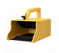 Herramienta de recolección de jardín con dientes de peine, contenedor de recolección y mango superior, cosechadora manual de arándanos para tareas de recolección de frutas, recolector de arándanos