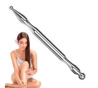 Herramienta De Reflexología Facial - Pluma De Masaje Manual De Acero Inoxidable, Varilla Masajeadora De Punto Gatillo, Herramienta De Punto De Presión | Estimulador Nervioso, Alivió Del Cuerpo Complet