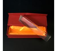 Herramienta de refracción de luz triangular de vidrio óptico K9 de 2 pulgadas para fabricante de arco iris para ventana Física Ciencia Kit de experimento Educación Ayuda de enseñanza transparente sin