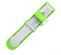 Herramienta de regla de calibre de pie de 80200 mm para adultos y niños Medición de la longitud del pie con escala precisa en mm y pulgadas (verde)