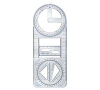 Herramienta de regla de dibujo: regla matemática de dibujo para niños, reglas de dibujo de funciones matemáticas | Regla de dibujo de actividad multifuncional, regla geométrica matemática