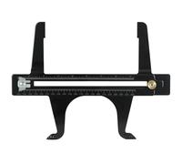 Herramienta de reinicio de medición del tambor de freno 6.5-14.25 pulgadas Combinación de doble escala Medidor de reinicio de freno Herramienta de reparación de configuración sin