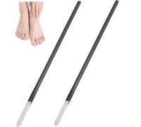 Herramienta de remover de maíz de pie de 2 piezas, cuchillo de pedicura de acero inoxidable sin deslizamiento, bisturí de 6 pulgadas afilado, herramientas de pedicura profesional de reemplazo pa
