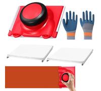 Herramienta de reorientación de pintura para paredes | Aplicador de almohadillas de precisión | Kit con Guantes y 2 Almohadillas de Repuesto | Pintura Esquinas Rodapiés Placas de yeso | Diseñado para