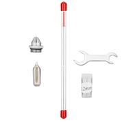 Herramienta de reparación de aerógrafo, tapa de boquilla de aerógrafo de metal para quitar la pintura sucia de la boquilla, 0,03 cm