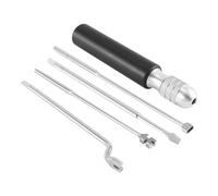 Herramienta de reparación de afinación de Piano, herramienta de mantenimiento de Piano, herramienta de afinación con mango de Piano for máquina de cuerdas de Piano, 5 uds.