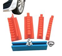 Herramienta de reparación de carrocería de coche, kit de lengüetas, herramientas para quitar abolladuras de vehículos, pestañas plegables - Potente herramienta manual de puente para abolladuras