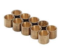 Herramienta de Reparación de Casquillos de Billar de Cobre, Punta de Latón, 10 Uds., Casquillos para Tacos de Billar para el Cuidado de los Tacos de (9MM 【Sin Dientes】)