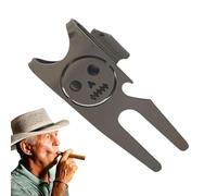 Herramienta de reparación de golf Divot - Herramienta de golf multifuncional ergonómica, Camisa Casual de Manga com Botões Verão Roupa de Verão - para Férias