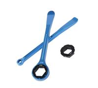 Herramienta de reparación de Palanca de neumáticos, Llave de Eje for EXC 300 Beta GasGas, Apto for Honda, Suzuki, Yamaha, Kawasaki TM, 10mm, 13mm, 22mm, 27mm y 32mm(Blue)