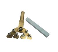 Herramienta de reparación de prensa de trastes fractales de guitarra, accesorios compactos, herramienta de instalación de alambre de traste para varios radios, herramienta de pulido verde