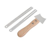 Herramienta de Reparación de Ranura para Diapasón de Guitarra, de Madera de Metal, Kit de Luthier con Dientes de Sierra para Guitarristas