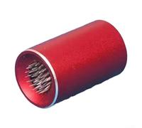 Herramienta de reparación de tacos de billar 2 en 1 con raspador de punta y aplicador de tiza para mantenimiento deportivo de tacos y reparaciones sobre la marcha (rojo)