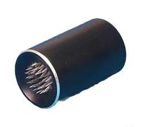 Herramienta de reparación de tacos de billar 2 en 1 con raspador de punta y aplicador de tiza para mantenimiento deportivo de tacos y reparaciones sobre la marcha (negro)