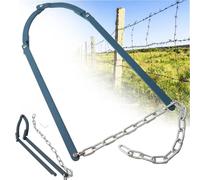 Herramienta de reparación de valla de alambre de púas de alta resistencia, fijador manual duradero para ganado, establos, vallas de caballos y mantenimiento de jardín, herramienta esencial para el