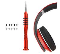 Herramienta de Repuesto para la Diadema Geekria, Compatible con Beats Studio3 Wireless/Studio2/Studio 1.0, 10 Tornillos + Kit de Destornillador (Rojo)