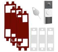 Herramienta de repuesto para timbre de puerta y timbre sin taladro, compatible con timbre de batería Tapo TD21/D210, paquete de 3 cintas adhesivas fuertes para timbres de video