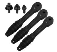 Herramienta de repuesto profesional 2 en 1 de trinquete de doble cabeza para taladro eléctrico, apriete de potencia, aflojamiento, portabrocas de trinquete