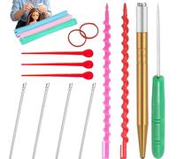 Herramienta de rerooting para muñecas - Puntas antirotura y mango antideslizante - Kit de rerooting para muñecas de 29,2 cm - para principiantes, profesionales, apasionados, aulas,