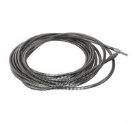 Herramienta de resorte de limpieza de drenaje de aguas residuales de 5 metros para taladro eléctrico, eficaz para bañera, ducha y tuberías de cocina, solución flexible y de dragado de tuberías (8