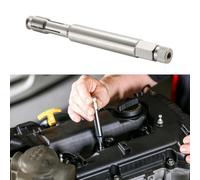 Herramienta de restauración de rosca de 14 mm para roscas de componentes de chispa, fabricada con acero tratado térmicamente y chapado en zinc para protección contra el óxido