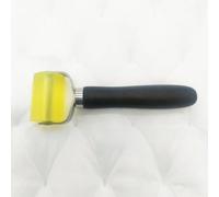 Herramienta de rodillo de rueda para aplicación de amortiguación de sonido de coche, rueda de empuje manual de silicona y poliuretano para laminación automática, instalación de tinte, compatible (3 cm